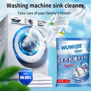 Washing machine slot cleaning agent, strong descaling and sterilizing cleaning agent, wave wheel drum