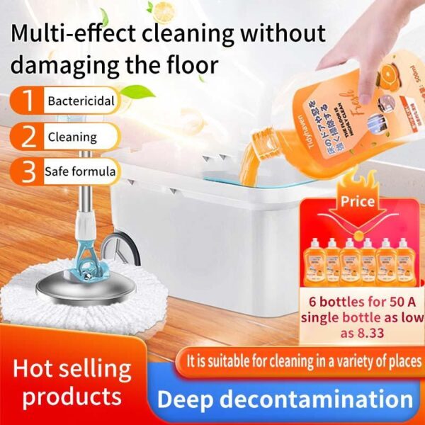 【 6 bottle set】TidyHaven Floor cleaner, ceramic tile cleaning, floor tile cleaning, floor mopping special liquid, strong stain removal